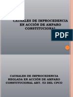 02 Causales de Improcedencia en Acción de Amparo Constitucional - Alison Patiño Delgado