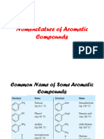5.2 Nomenclature of Aromatic Compounds