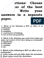 First Summative Test Week1 and 2 Science 6 Quarter 4