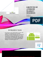Growth of Android Market-Tharun S