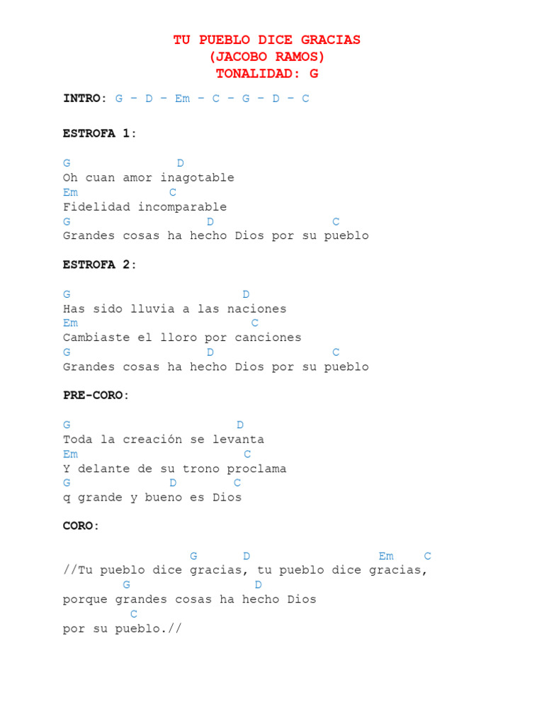 Tu Pueblo Dice Gracias Jacobo Ramos