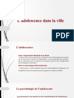 Ladolescence Dans La Ville