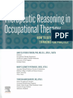 Therapeutic Reasoning in Occupational Therapy Chapter 10