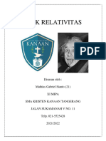 Mathias Gabriel - XII IPA - Relativitas Einstein