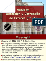 Módulo 07 - Detección y Corrección de Errores (Pt. 1) .Color