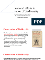 Week 12 History and Role of International Organization in Biodiversity Conservation