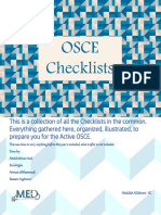 OSCE Checklists (History and Examination)