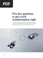 Five Key Questions To Get A Tech Transformation Right VF