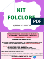 Kit Folclore - @pedagogiando