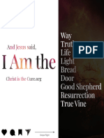 And Jesus Said,: Way Truth Life Light Bread Door Good Shepherd Resurrection True Vine
