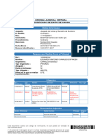 Oficina Judicial Virtual: Certificado de Envío de Causa