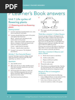 P Science 5 Learners Book Answers