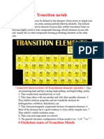 Transition Metal 1