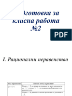 Подготовка за класна работа №2