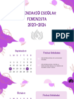 Calendario Escolar Feminista 2023-24 AERAFAM
