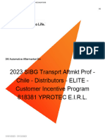 2023 SIBG Transprt Aftmkt Prof - Chile - Distributors - ELITE - Customer Incentive Program 818381 YP