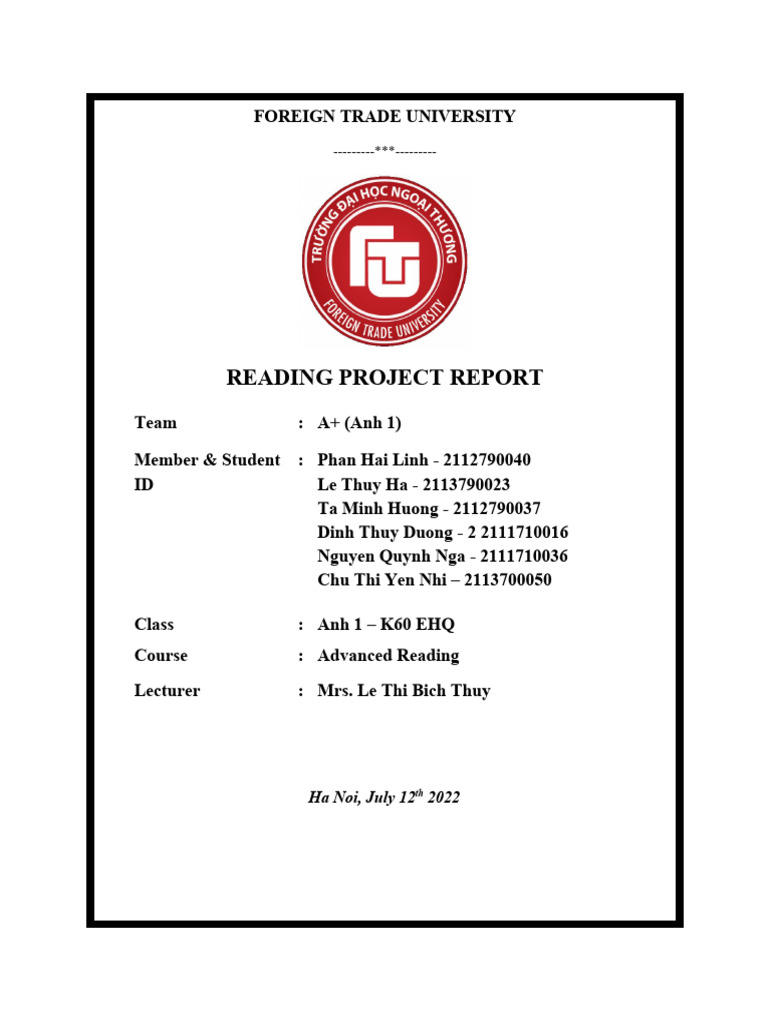 Bilingual Reading Project for Children | PDF