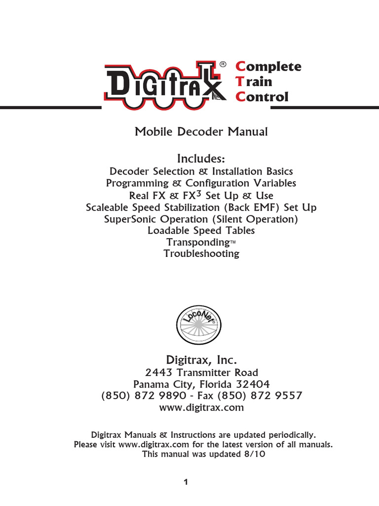 Decodermanual | PDF | Electrical Connector | Electric Motor