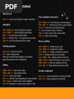 Eclipse Cheat Sheet