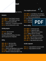 Eclipse Cheat Sheet