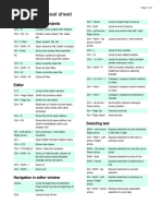 Eclipse Cheat Sheet