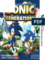 Manual de Sonic Generations para 3DS