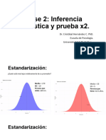 Clase 2 - Inferencia Estadística y x2