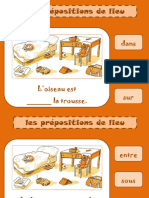 Les Prepositions de Lieu Exercice