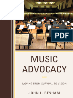 Music Advocacy Moving From Survival To Vision (John L. Benham)