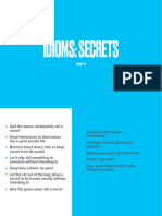 Idioms - Secrets U.5