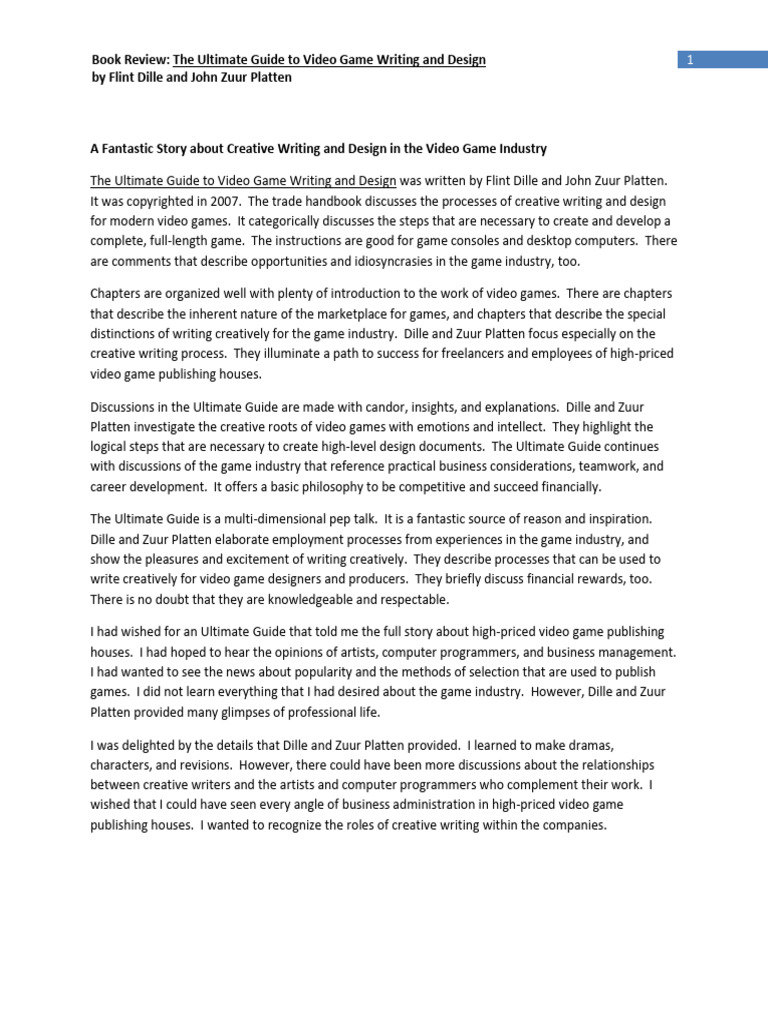 ultimate-guide-to-video-game-review-pdf-video-games-cognitive-science