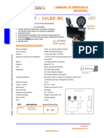 Ficha Tecnica - Ilum Emerg ESEMA SRT 20LED RC - E-SIRE