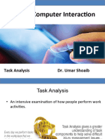 Week 10 - Task Analysis