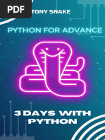 Python For Advance 3 Days With Python