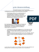 Entwicklung Der Atomvorstellung