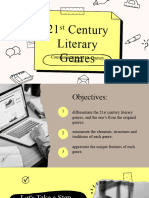 LESSON 6 21st Century Literature Genres 2