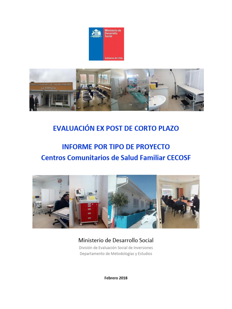 Informe Tipo Ex Post Corto Plazo 2017 CECOSF | PDF | Diseño | Bases de ...