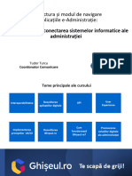 C1 - Arhitectura Și Modul de Navigare În Aplicațiile E-Admin - Ghișeul - Ro - TT