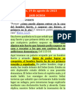 Lección de Escuela Sabática Comentada 19 Agosto 2023