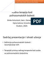 33 - Radna Terapija Kod Psihosomatskih Bolesti