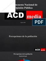 5to Estudio Nacional de Opinion Publica ACD Media 2