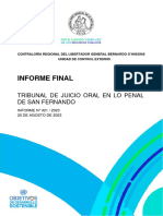 Informe Final N°421-2023-Tribunal de Juicio Oral en Lo Penal de San Fernando-Examen A La Cuenta Corriente Bancaria de Fondos de Terceros-Agosto 2023