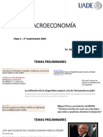 Macroeconomía - Clase 1