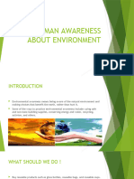 Human Awareness About Environment
