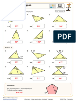 Cazoom Maths. Lines and Angles. Angles in Triangles. Answers