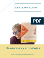 Tabla de Codificación de Envases y Embalajes