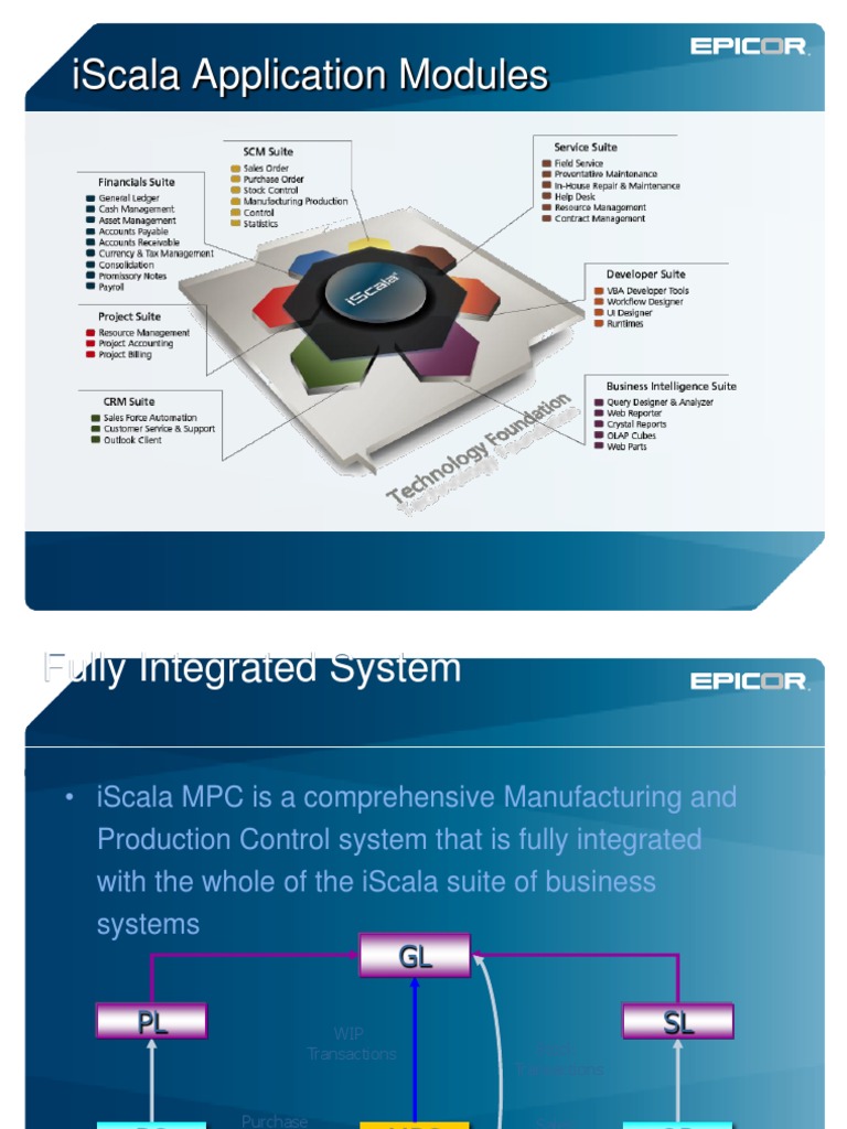 iScala ERP System Overview | PDF | Invoice | Accounting