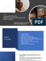 Unit 20 Aging and Elder Abuse Problems-Programs and Policies For