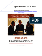 International Financial Management Eun 7th Edition Solutions Manual