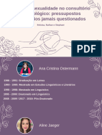 Gênero e Sexualidade No Consultório Ginecológico Pressupostos Identitários Jamais Questionados